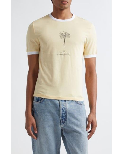 Jacquemus Le T-Shirt Venice Graphic Ringer T-Shirt in