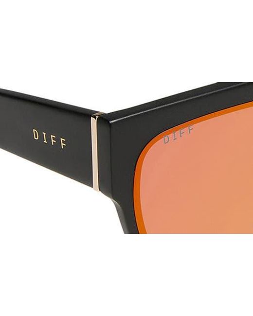 DIFF Pink Georgie 58Mm Gradient Shield Sunglasses