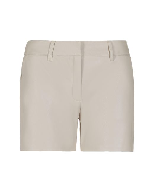 Commando White Faux Leather Shorts