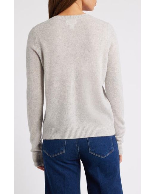 Caslon Cashmere V Neck Sweater in White Lyst