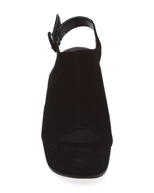 Cordani Black Tess Slingback Platform Sandal