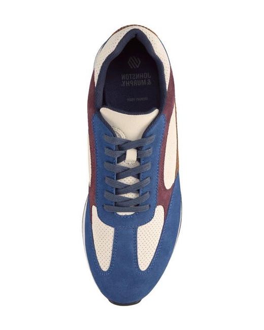 Johnston & Murphy Blue Chase Perforated Sneaker for men