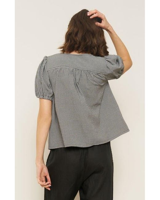 Whimsy and Row Gray Birdie Top