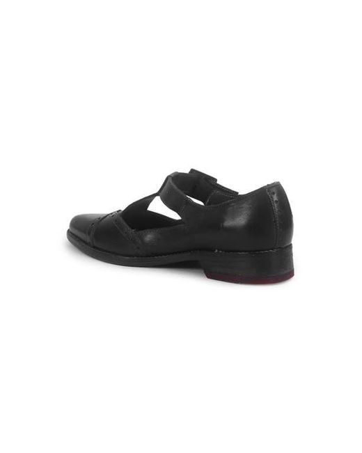 Bed Stu Black Jenny Pointed-Toe Flat