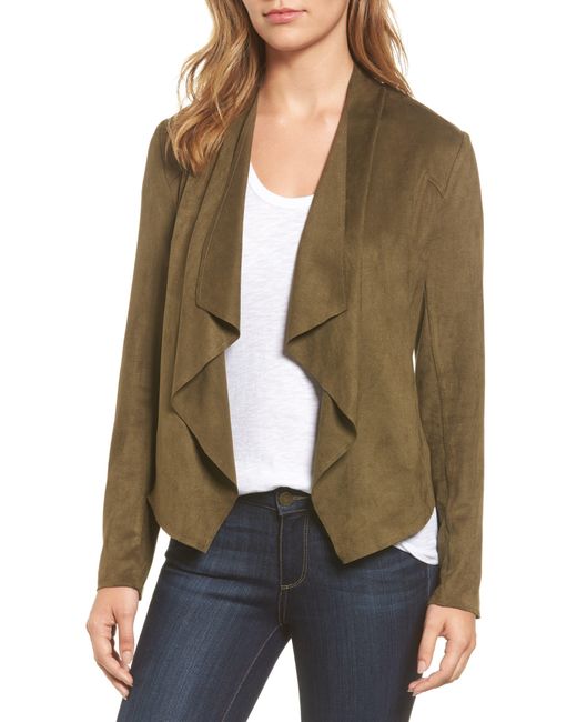 Kut From The Kloth Natural Tayanita Faux Suede Jacket