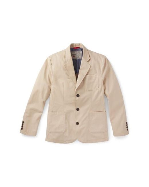aubi Natural Mareham Patch Pocket Blazer for men