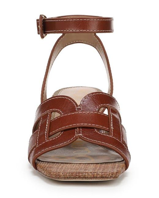 Sam Edelman Brown Wayla Ankle Strap Sandal