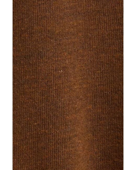 Aviator Nation Brown 5-Stripe Zip Hoodie