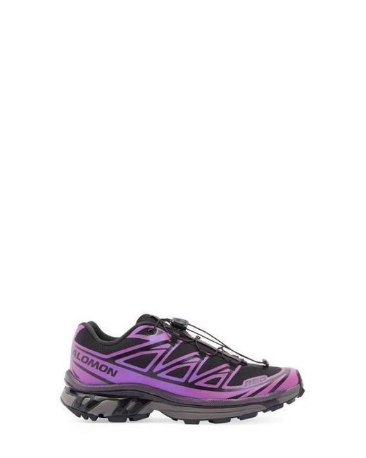 Salomon Purple Gender Inclusive Xt-6 Iridescent Trail Shoe