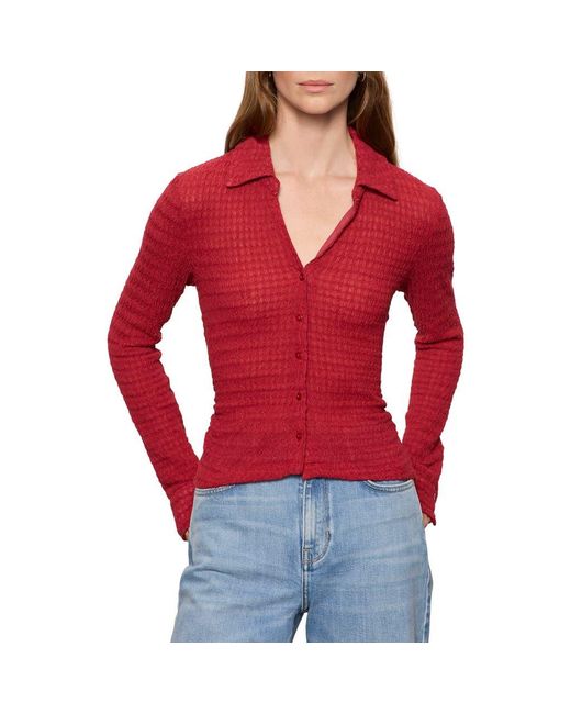 Sanctuary Juno Textured Button-Up Top