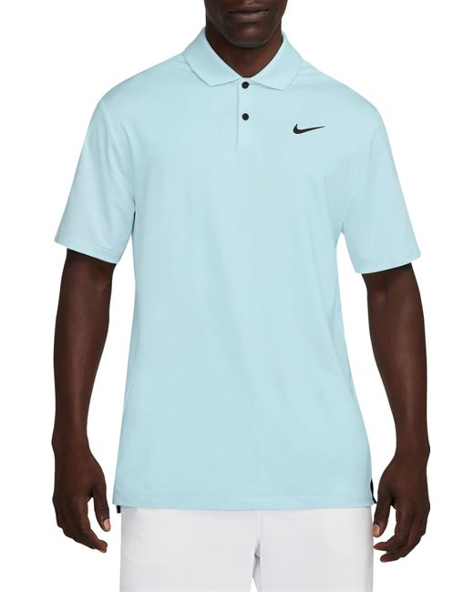 Nike Blue Dri-fit Tour Solid Golf Polo for men