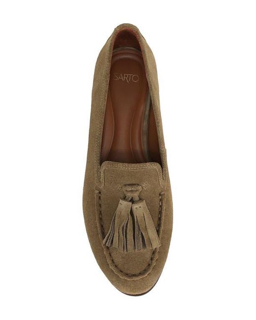 Sarto Brown Minerva Tassel Loafer