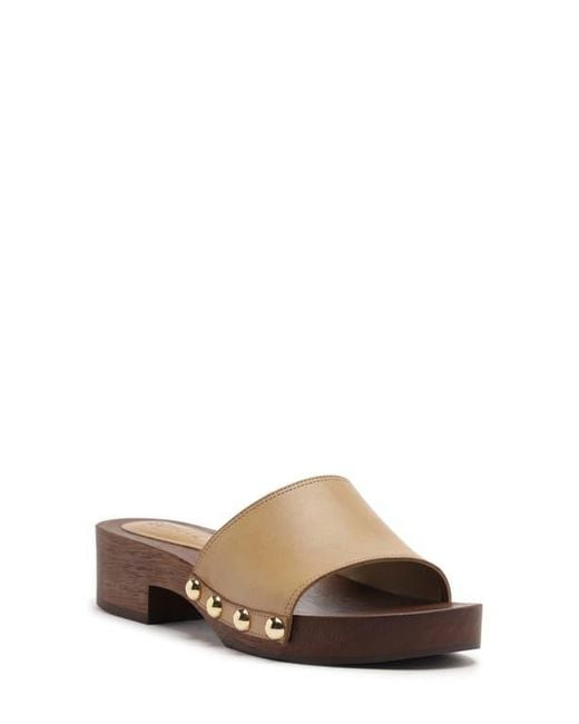 SCHUTZ SHOES Brown Shayla Slide Sandal