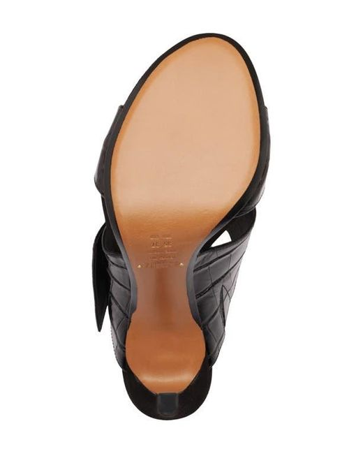 SCHUTZ SHOES Black Beatrix Slide Sandal