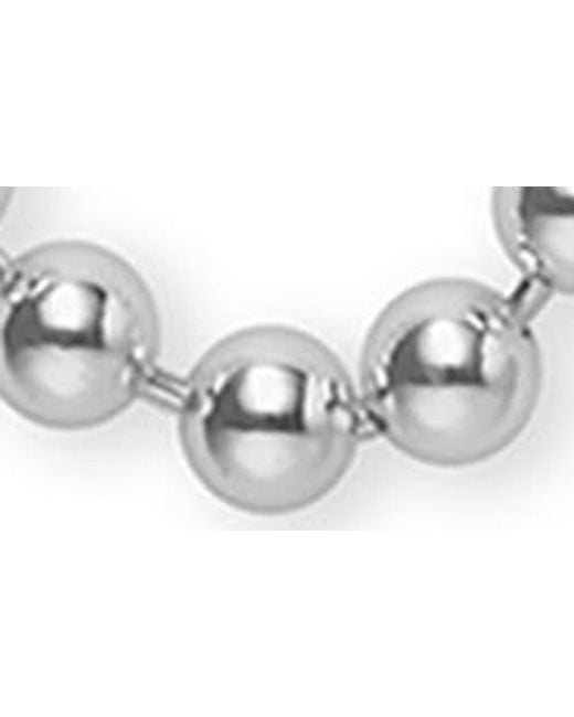 Lagos Black 8Mm Ball Chain Necklace