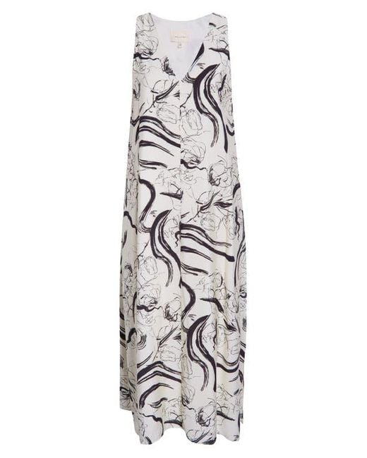 MELLODAY White Sleeveless Shift Dress