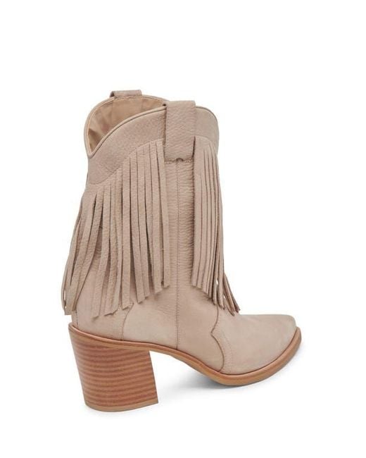 Dolce Vita Brown Kaylie Pointed Toe Western Boot