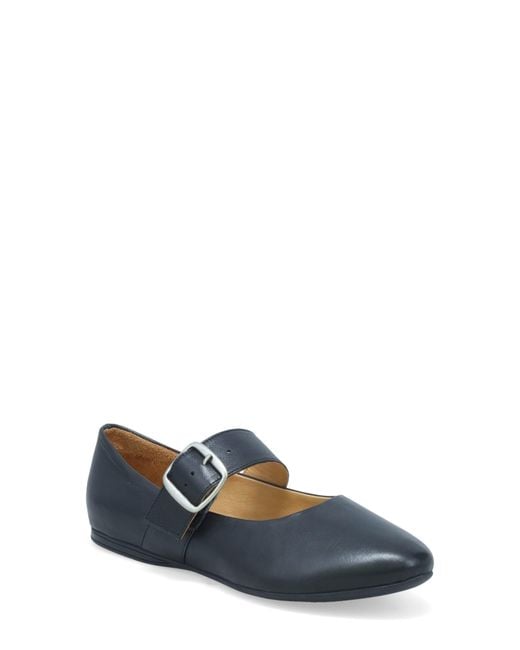 Miz Mooz Blue Kaity Mary Jane Flat