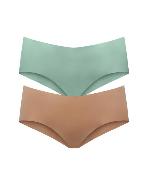 Thirdlove Green Assorted 2-Pack Zero Edge Invisible Hipsters