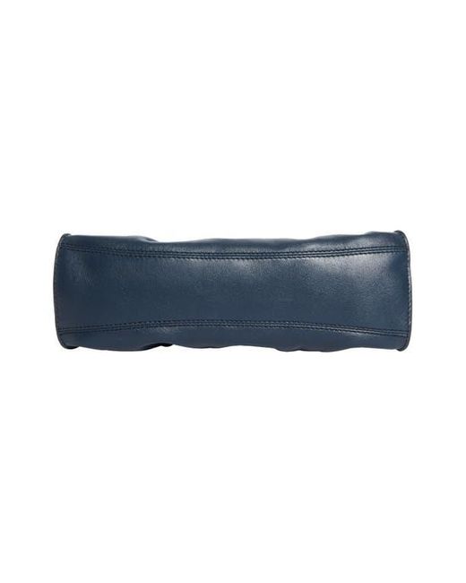 Balmain Blue Mini Anthem Leather Shoulder Bag