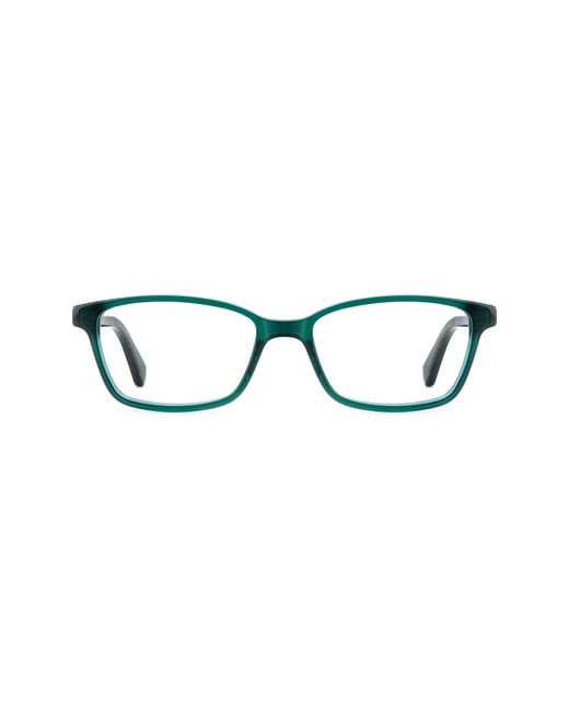 Kate Spade Black Agnessa 49Mm Rectangular Reading Glasses