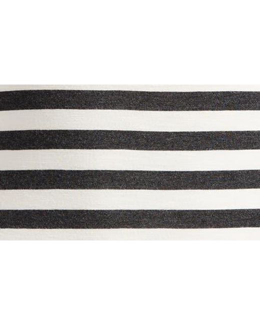 BDG Blue Stripe Off The Shoulder Top