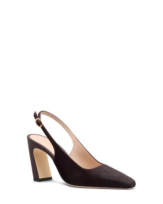 Stuart Weitzman Brown Stassi Slingback Pump