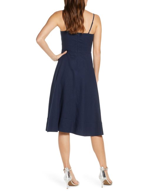 1901 Sleeveless Fit & Flare Sundress in Blue - Save 40% - Lyst