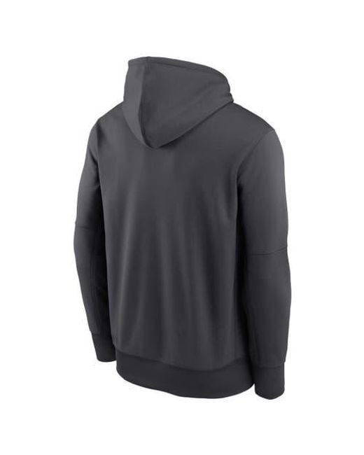 Nike Black Los Angeles Rams Toss Sweep Performance Pullover Hoodie for men