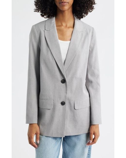 Friends Like These Gray Peak Lapel Blazer