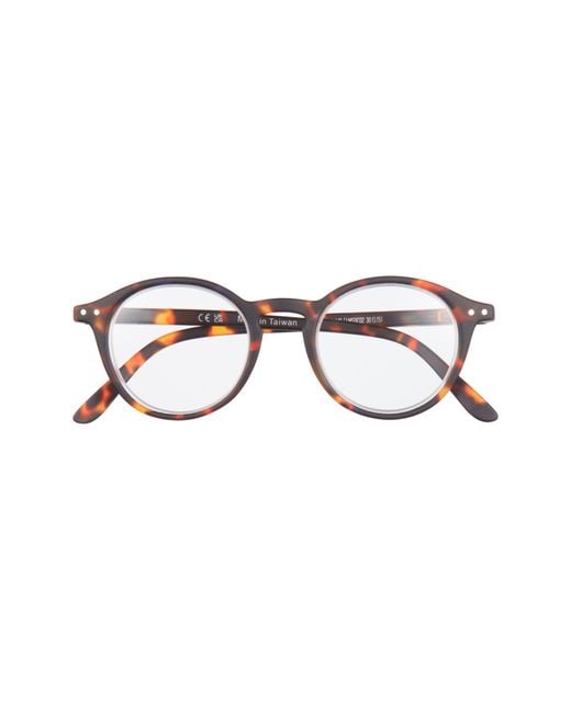 Izipizi Brown 47Mm Rectangular Reading Glasses