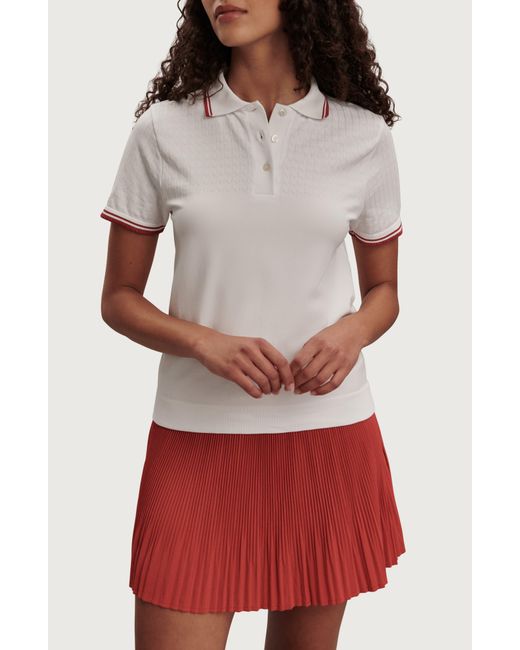 Varley Red Mickey Seamless Performance Polo