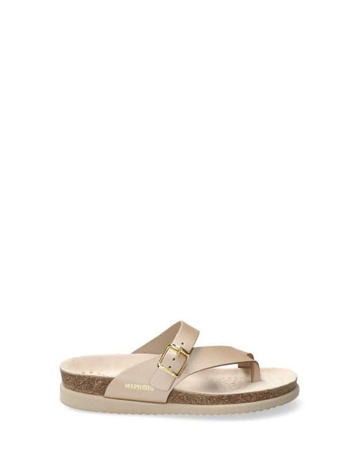 Mephisto Metallic Helen Toe Loop Sandal