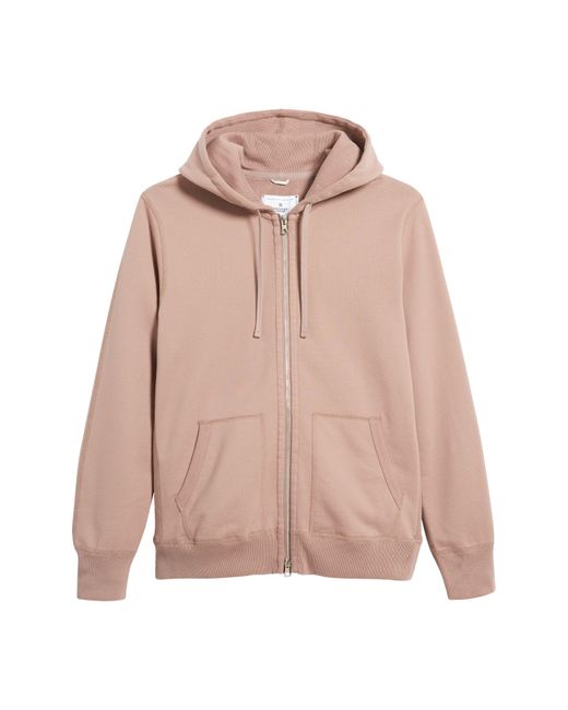 Reigning Champ Brown Midweight Terry Full-zip Hoodie for men