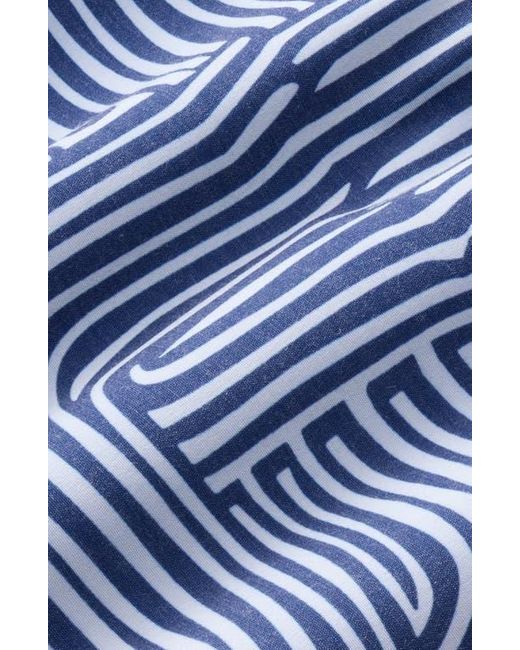 Fair Harbor Men's Blue The Bayberry Swim Trunks