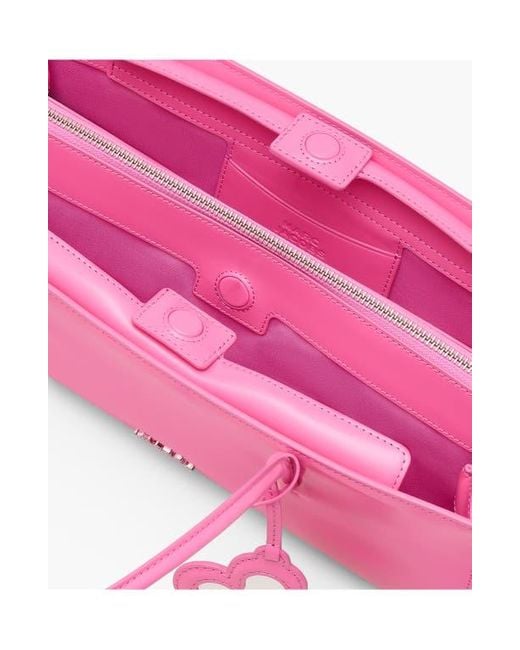 Marc Jacobs Pink The Mirror Leather Satchel