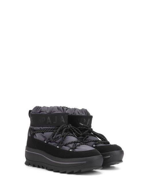 Pajar Black Galaxy Mini Waterproof Platform Ankle Bootie