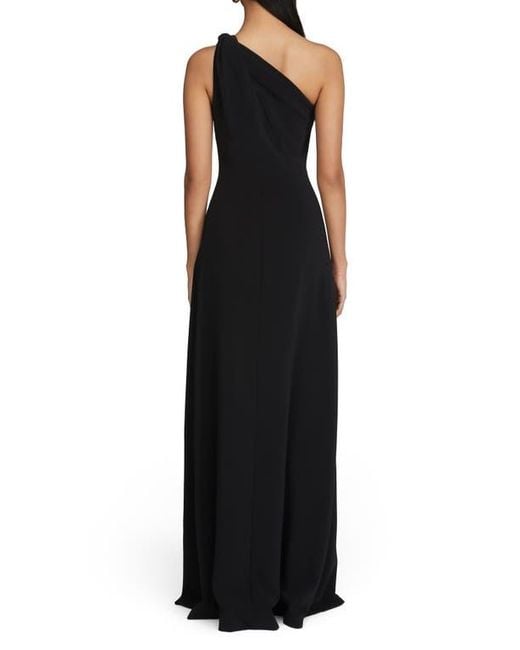 peppermayo black and white dress 1978 Halston Couture Dark Green Velvet & Ivory Silk Ruffle Gown