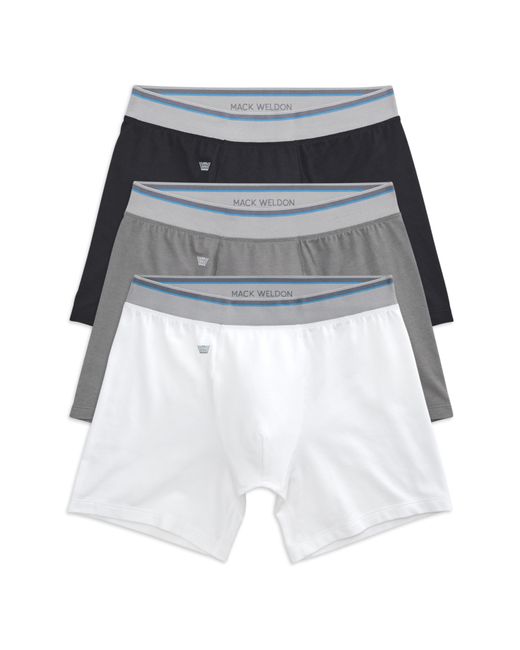 Mack Weldon Blue 3-Pack Cloud Fx Boxer Briefs for men