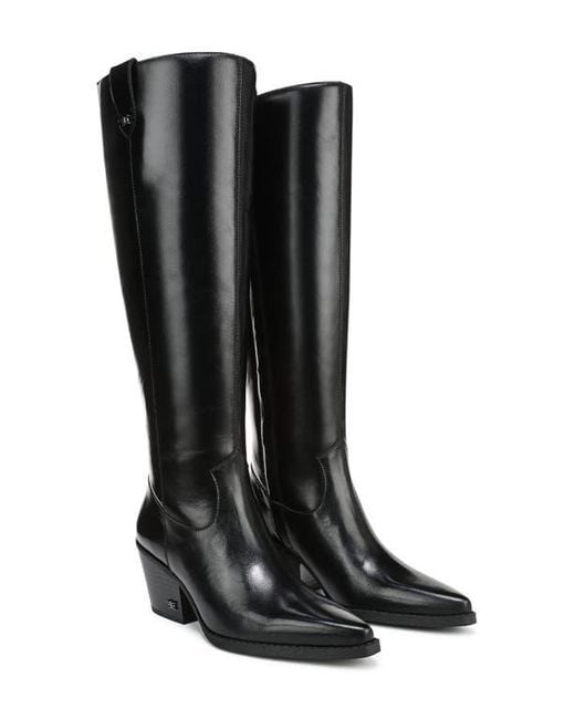 Sam Edelman Black Woods Knee High Boot