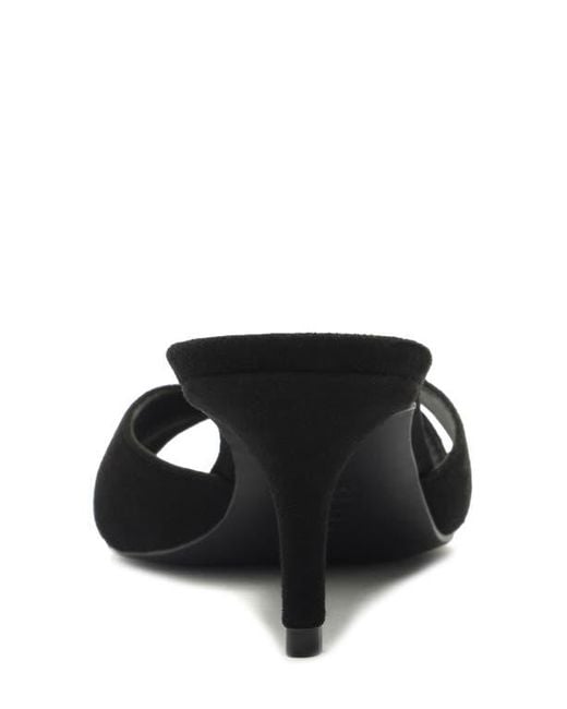 SCHUTZ SHOES Black Hilda Leaf Pointed Toe Mule