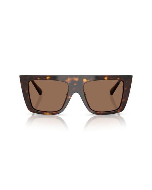 Jimmy Choo Brown 52Mm Rectangular Sunglasses for men