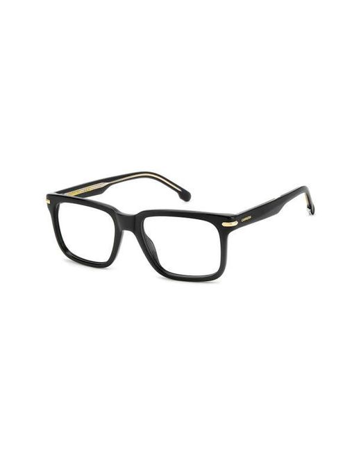 Carrera Black 54Mm Rectangular Optical Glasses for men