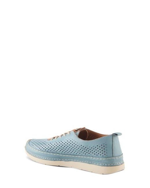 Spring Step Blue Shoes Spring Step Breen Perforated Sneaker in Blue | Lyst