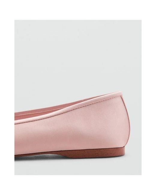 Mango Pink Ballet Flat