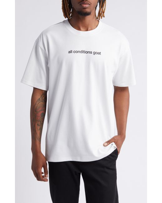 Nike White Dri-fit Acg Mountain Goat Graphic T-shirt for men