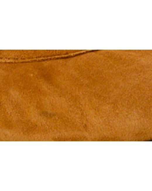 Free People Brown Gemini Rhinestone Buckle Ballet Flat