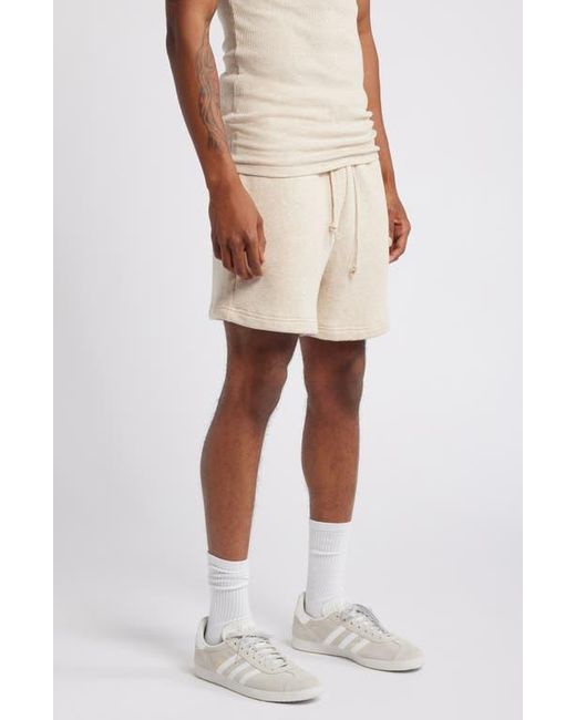 Elwood Natural Core Organic Cotton Brushed Terry Sweat Shorts for men