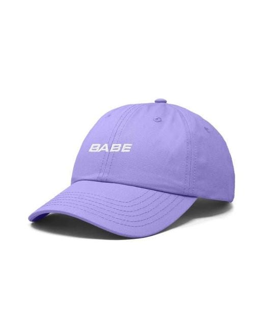 Alix Purple Babe Embroidered Cap