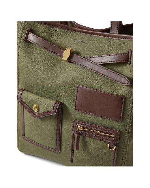 Veronica Beard Multicolor Cargo Canvas Dash Tote